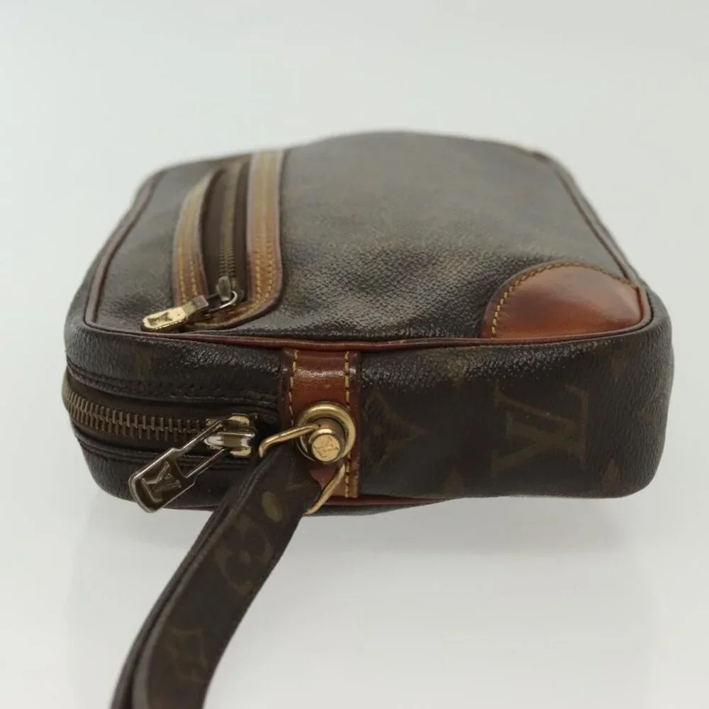 LOUIS VUITTON Monogram Marly Dragonne GM Clutch Bag M51825 LV Auth